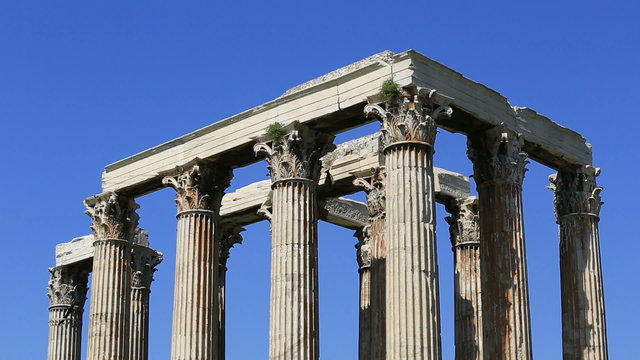 Temple of Olympian Zeus at Athens Greece