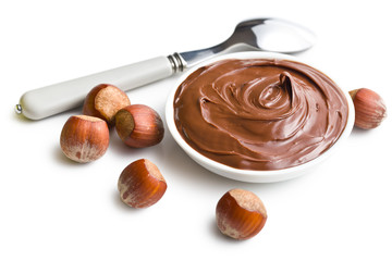 chocolate spread in bowl