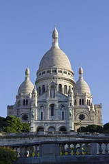 Fototapeta na wymiar Bazylika Sacre Coeur na Montmartre Paryż Francja