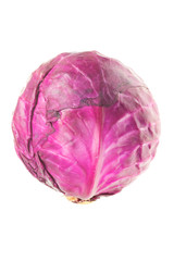 Obraz premium One ripe red cabbage