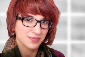 Fototapeta premium Fashionable woman with glasses