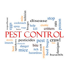 Pest Control Word Cloud Concept