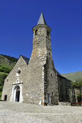 Romanesque church in the valley of Aran, Spain