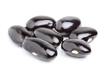 Black kidney bean closeup.