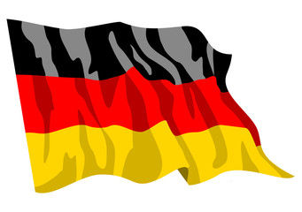 Naklejka premium Deutschlandfahne