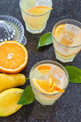 Frische Orangenlimonade