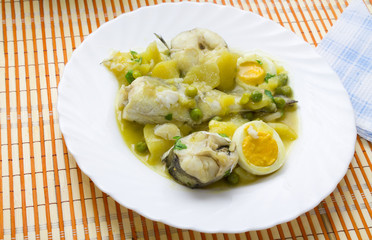hake in green sauce