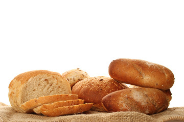 Fototapeta na wymiar Isolated bread