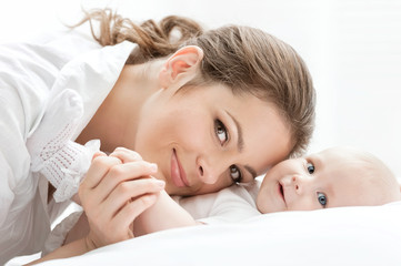 Mother and baby