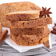 slice of cake and anise