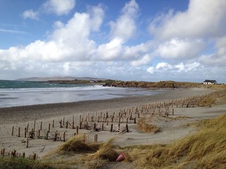sandy beach along the Wild Atlantic Way in Ireland
