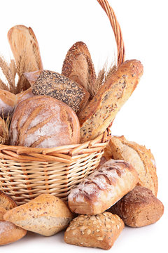 Bread In Wicker Basket