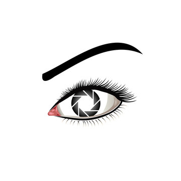 Eye photography logo