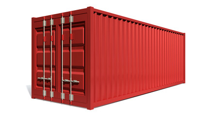 Shipping Container Red