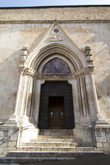 Fototapeta na wymiar Kościół św Filipa Blacks - Sulmona