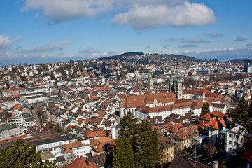 Fototapeta na wymiar Sankt Gallen Stadt