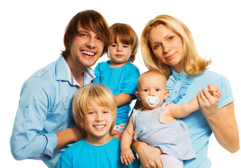 Obraz premium Happy family portrait