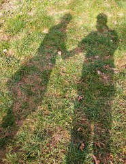 Obraz premium Schatten Pärchen