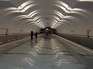 New metro station, moscow