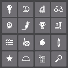 Education icon set,vector