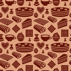 confectionery seamless pattern