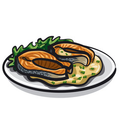 grilled salmon