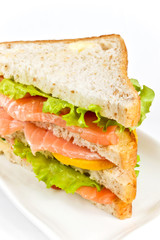 Salmon sandwich
