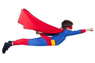 child superhero costume with cape house production