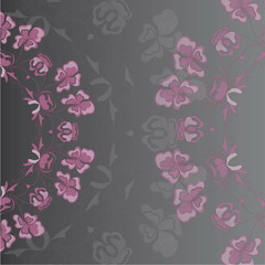 Card design. Stylized vector drawing