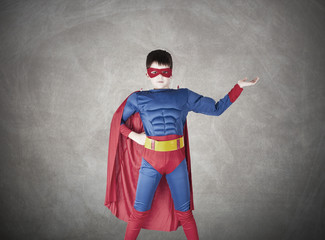 child superhero costume with cape house production