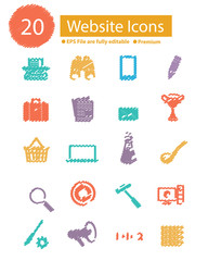 Web icons,vector