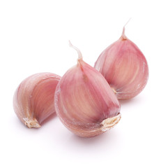 Obraz premium Garlic clove isolated on white background cutout