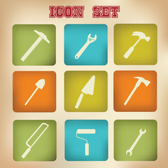 Tools icons,vector