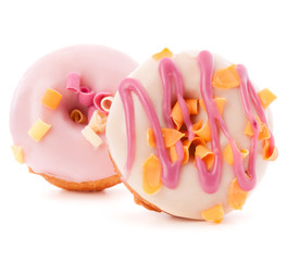 doughnut or donut isolated on white background cutout