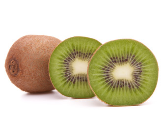 Obraz premium Sliced kiwi fruit half