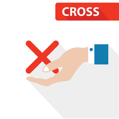 Cross concept,vector