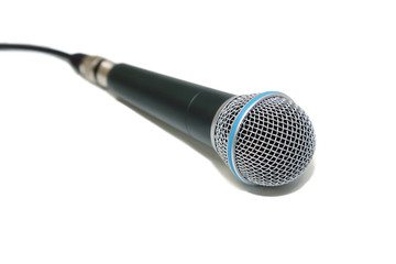 microphone in white background