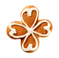 Gingerbread four leaf clover