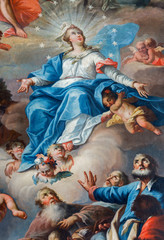 Assumption of Virgin Mary in chapel of Saint Anton palace