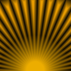 background of orang luminous rays