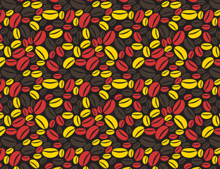 coffee bean pattern