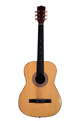 Fototapeta premium old Guitar Isolated