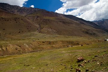 Cajon del Maipo y Embalse El Yeso reservoir, Andes, Chile