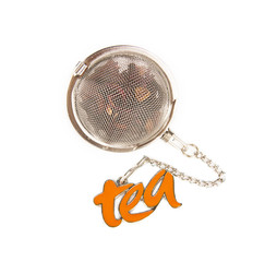 Tea keeper on white background