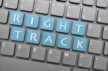 Right track key on keyboard