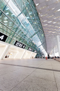 interior of the airport
