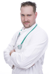 Medical doctor with crossed arms