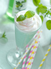 Mint milkshake
