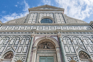 Fototapeta premium Santa Maria Novella church in Florence, Italy