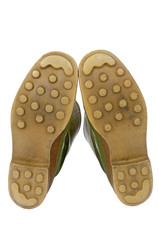 Sole of galoshes with clipping path